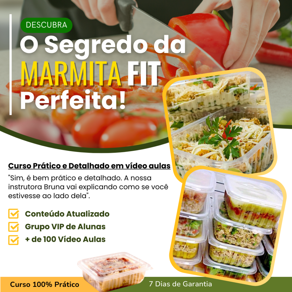 Curso de marmita fit congelada